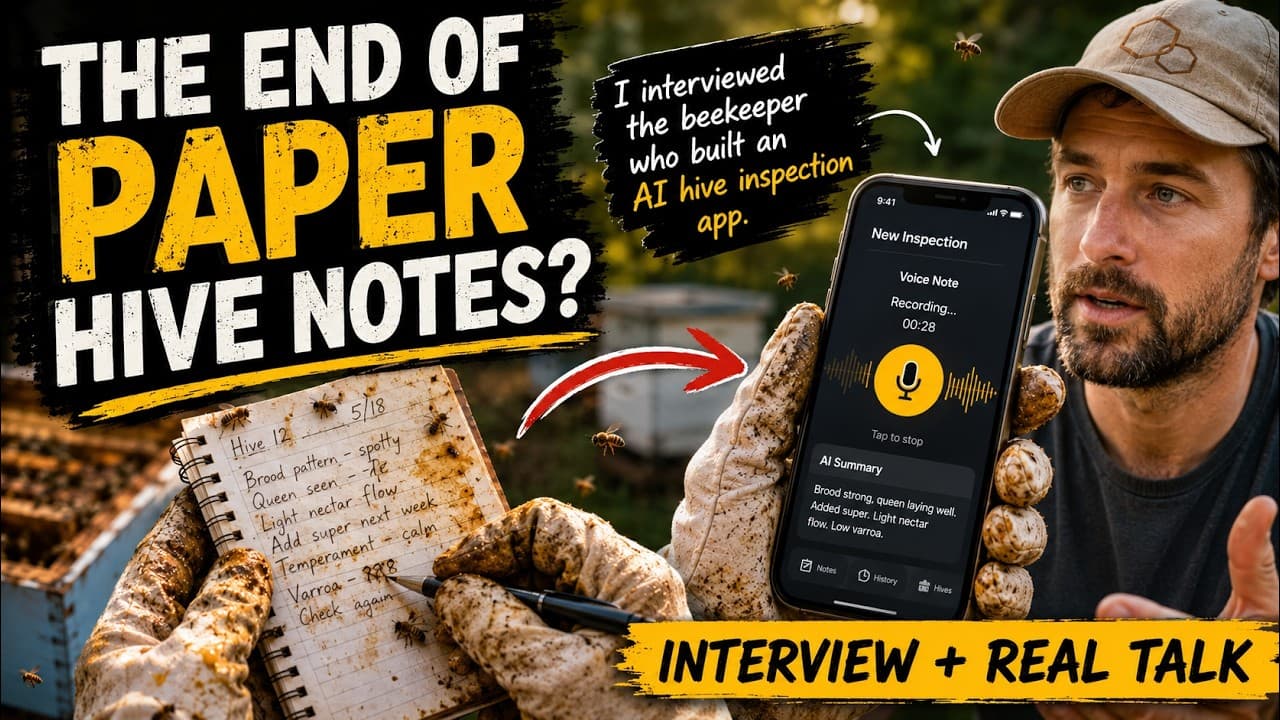 Episode 208 – Tracking Hive Health Smarter: An Interview With the Founder of APiLOG